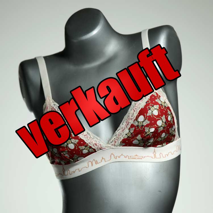 gemusterte günstige süße bequeme BH, Büsternhalter aus Baumwolle, Damenunterwäsche