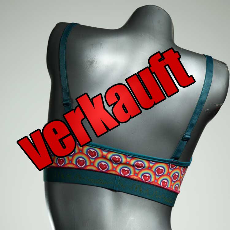sexy bunte ökologische handgemachte BH, Büsternhalter aus Baumwolle, Damenunterwäsche