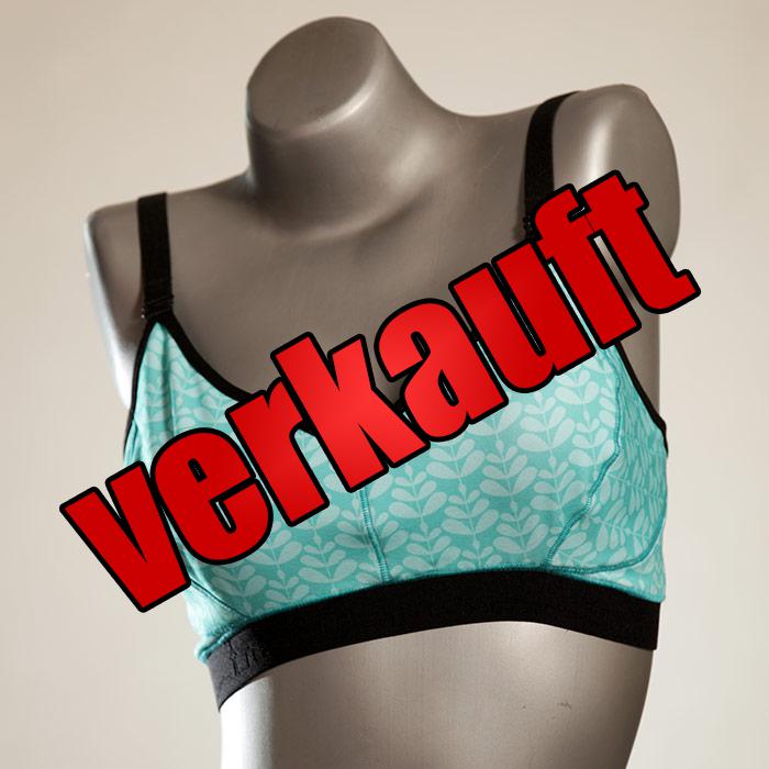  günstiger reizender gemusterter BH - Büstenhalter - Bustier aus Baumwolle für Damen