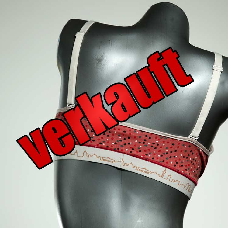 süße ökologische handgemachte bunte BH, Büsternhalter aus Baumwolle, Damenunterwäsche