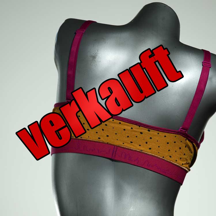 gemusterte farbige sexy bequeme BH, Büsternhalter aus Baumwolle, Damenunterwäsche