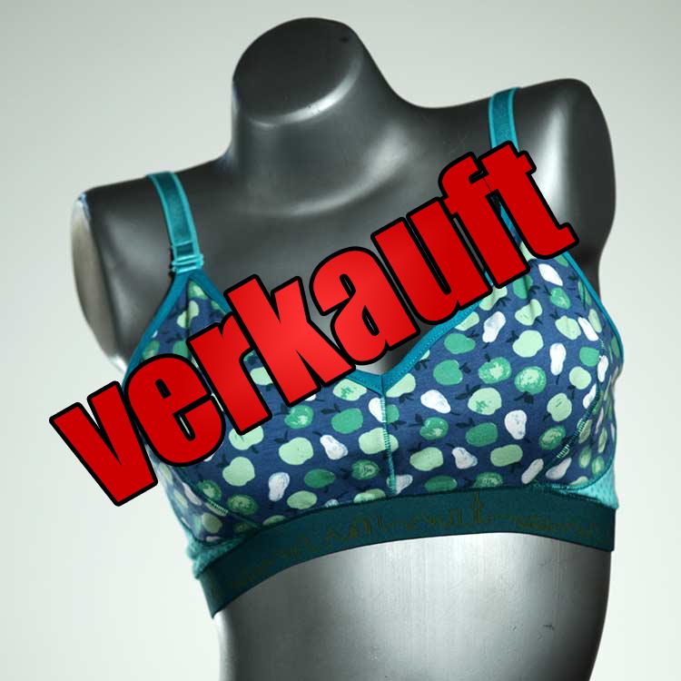 bequeme preiswerte gemusterte günstige BH, Büsternhalter aus Baumwolle, Damenunterwäsche