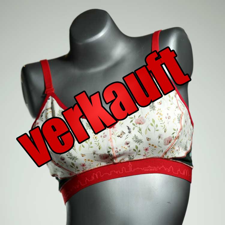 ökologische preiswerte bunte süße BH, Büsternhalter aus Baumwolle, Damenunterwäsche