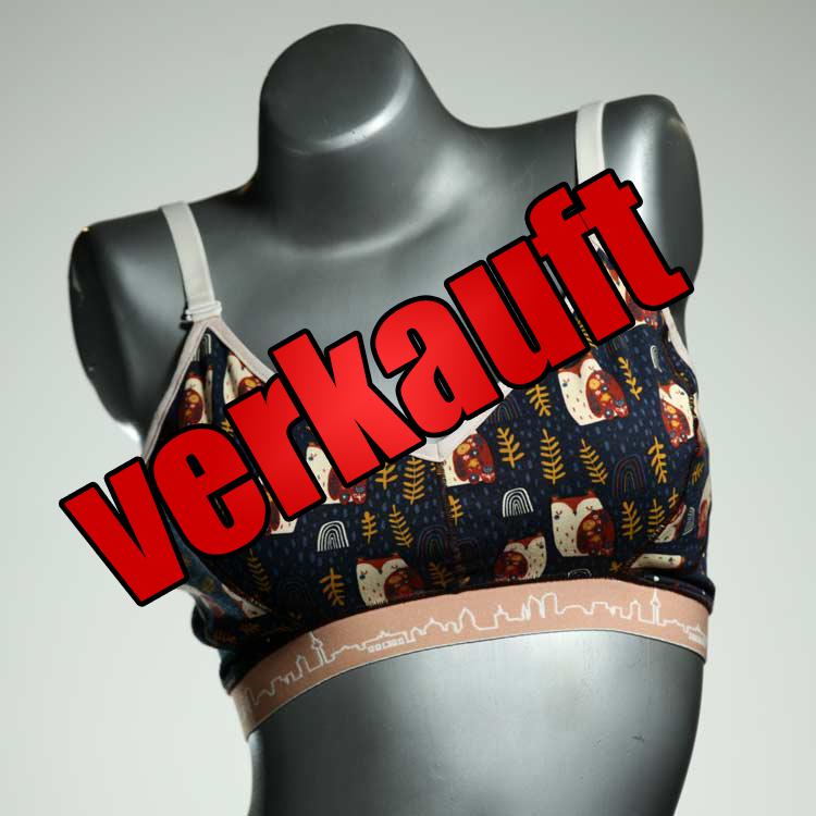 bunte ökologische attraktive günstige BH, Büsternhalter aus Baumwolle, Damenunterwäsche