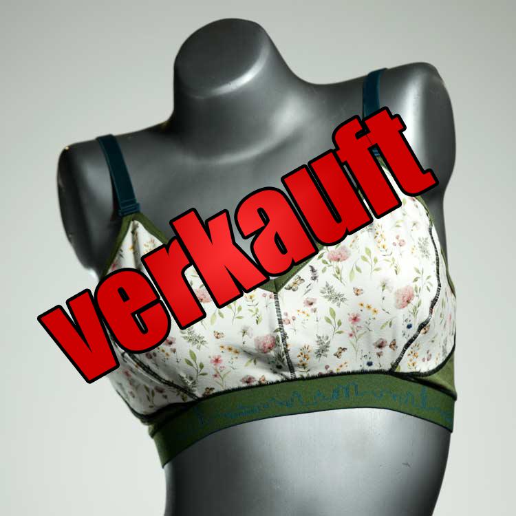 attraktive preiswerte gemusterte süße BH, Büsternhalter aus Baumwolle, Damenunterwäsche