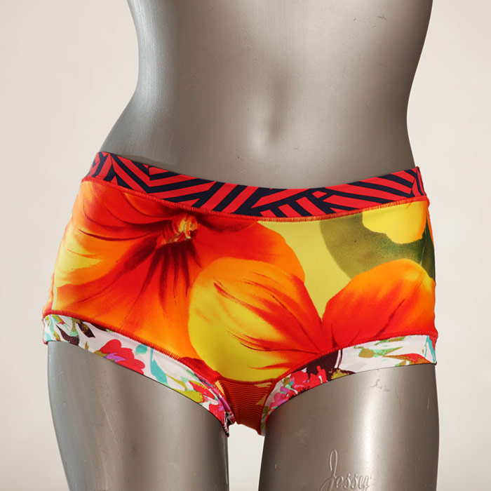 günstige nachhaltige preiswerte farbige Bikini Hose, sportliche Bademode für Damen thumbnail