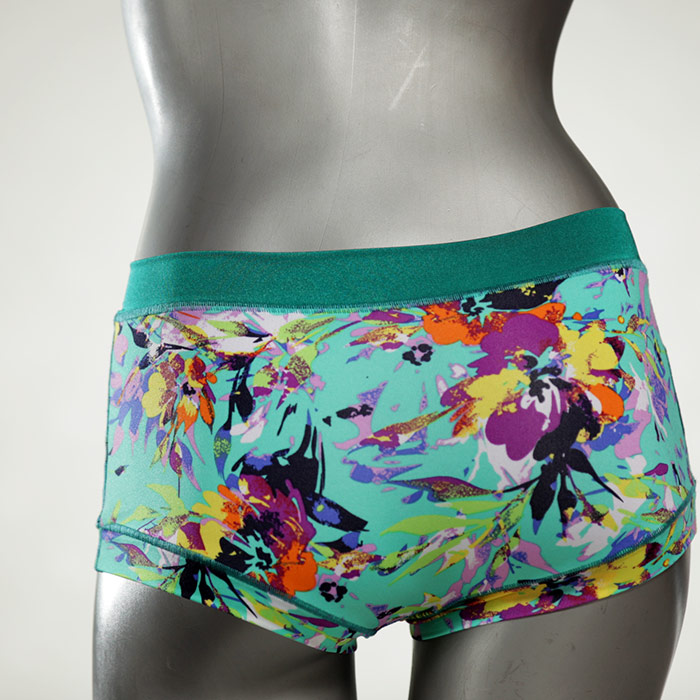 günstige farbige preiswerte gemusterte Bikini Hose, sportliche Bademode für Damen thumbnail