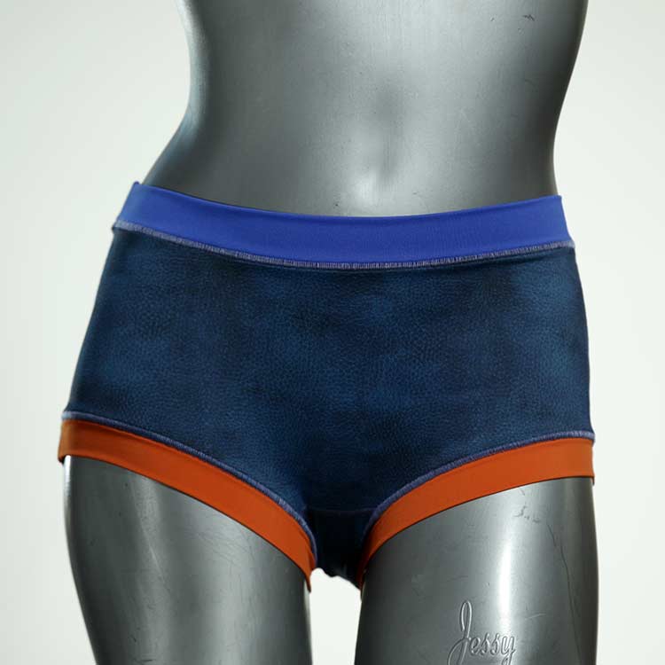 nachhaltige ökologische schöne bunte Bikini Hose, sportliche Bademode für Damen thumbnail