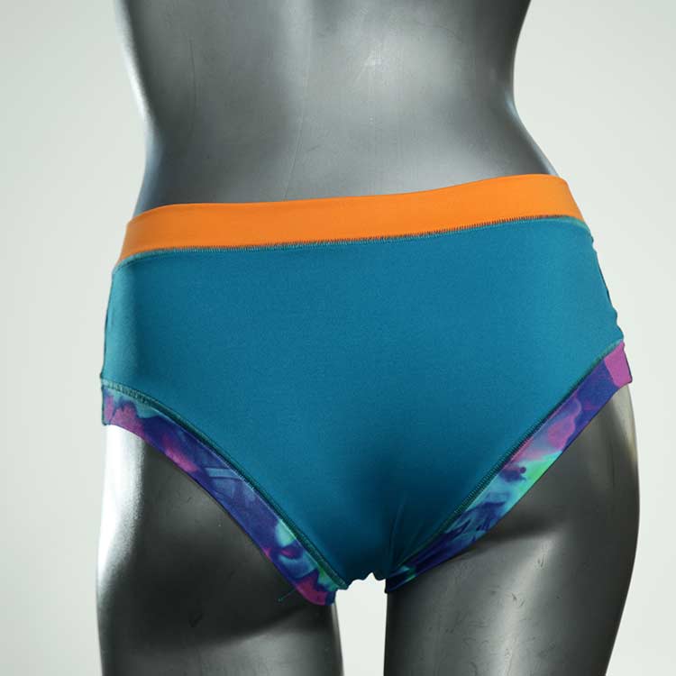 sexy gemusterte ökologische günstige Bikini Hose, sportliche Bademode für Damen thumbnail