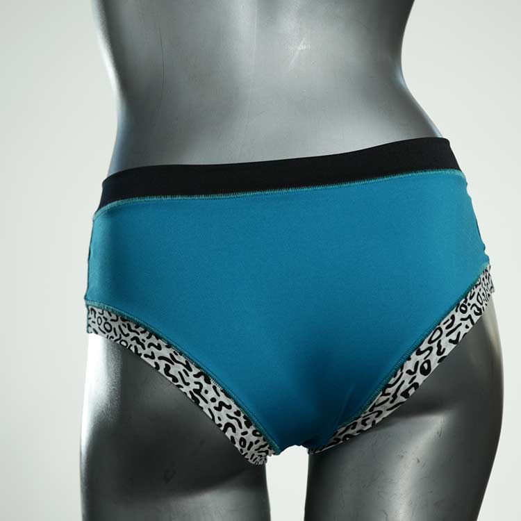 günstige sexy gemusterte farbige Bikini Hose, sportliche Bademode für Damen