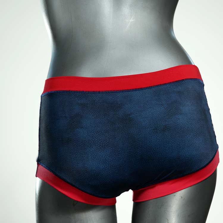 attraktive schöne ökologische gemusterte Bikini Hose, sportliche Bademode für Damen