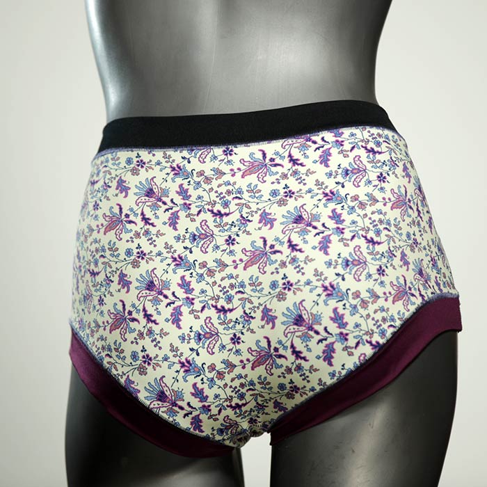 handgemachte ökologische bunte günstige Bikini Hose, sportliche Bademode für Damen thumbnail