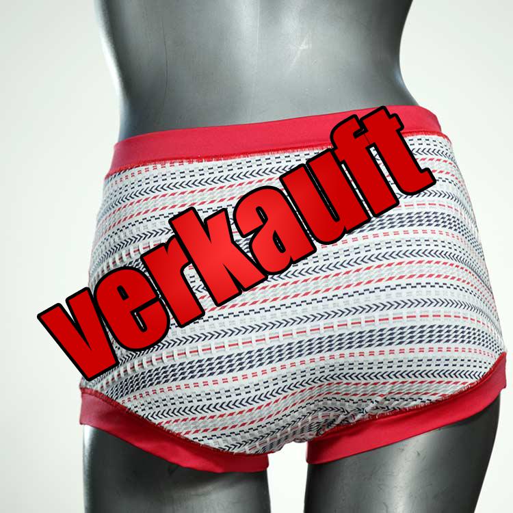 ökologische bequeme handgemachte gemusterte Bade-Highwaist, Bademode für Damen
