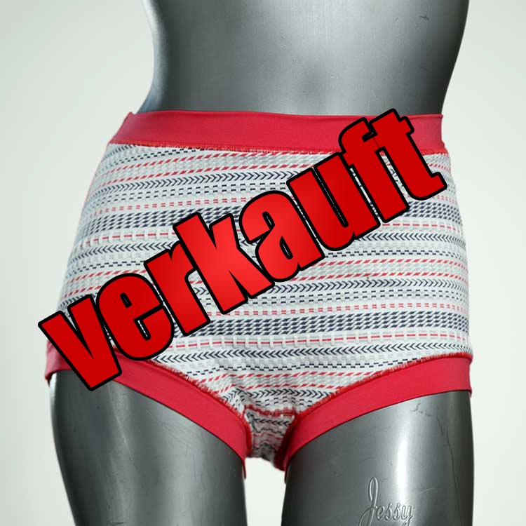 ökologische bequeme handgemachte gemusterte Bade-Highwaist, Bademode für Damen