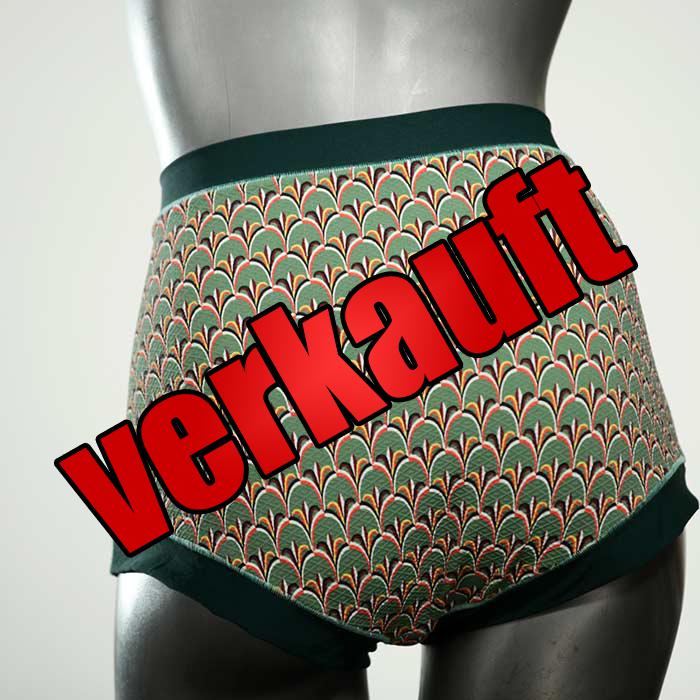 farbige bunte handgemachte nachhaltige Bade-Highwaist, Bademode für Damen