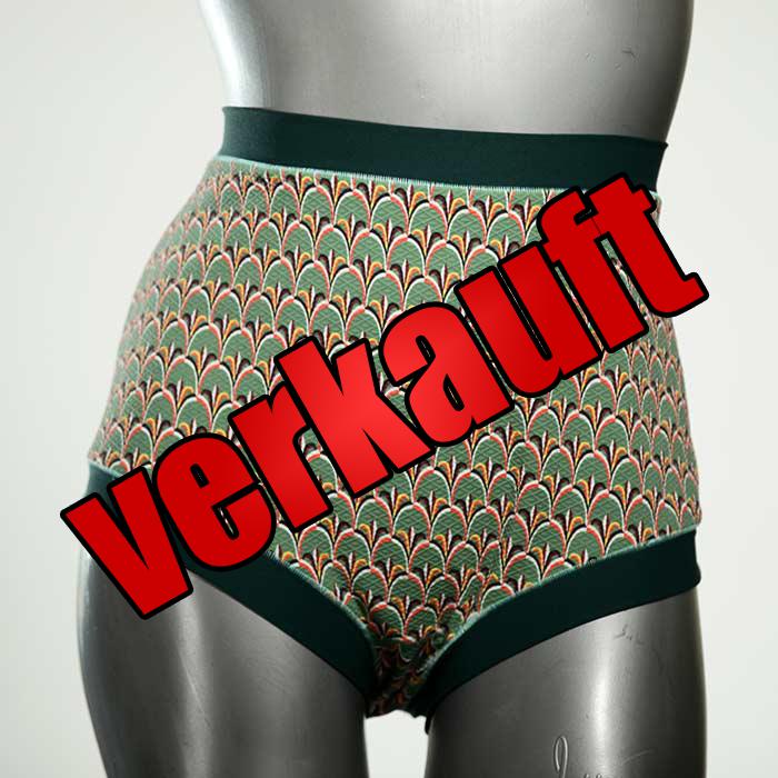 farbige bunte handgemachte nachhaltige Bade-Highwaist, Bademode für Damen