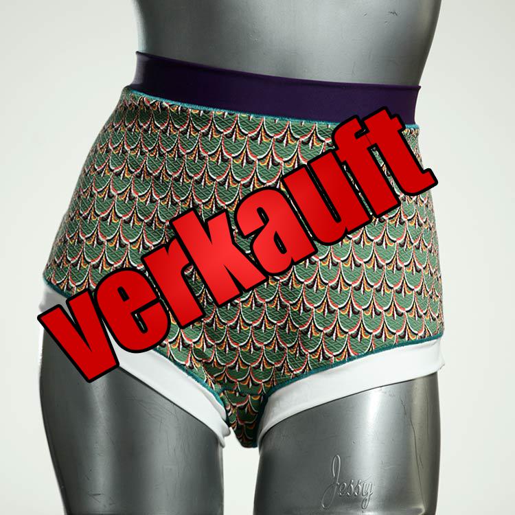 handgemachte nachhaltige farbige ökologische Bade-Highwaist, Bademode für Damen