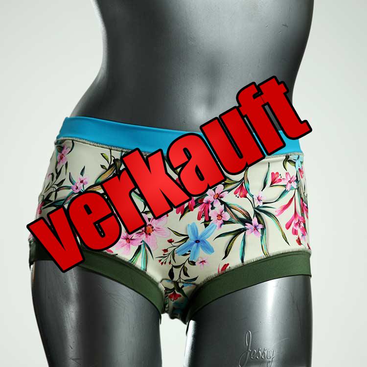 farbige preiswerte gemusterte attraktive Bikini Hose, sportliche Bademode für Damen