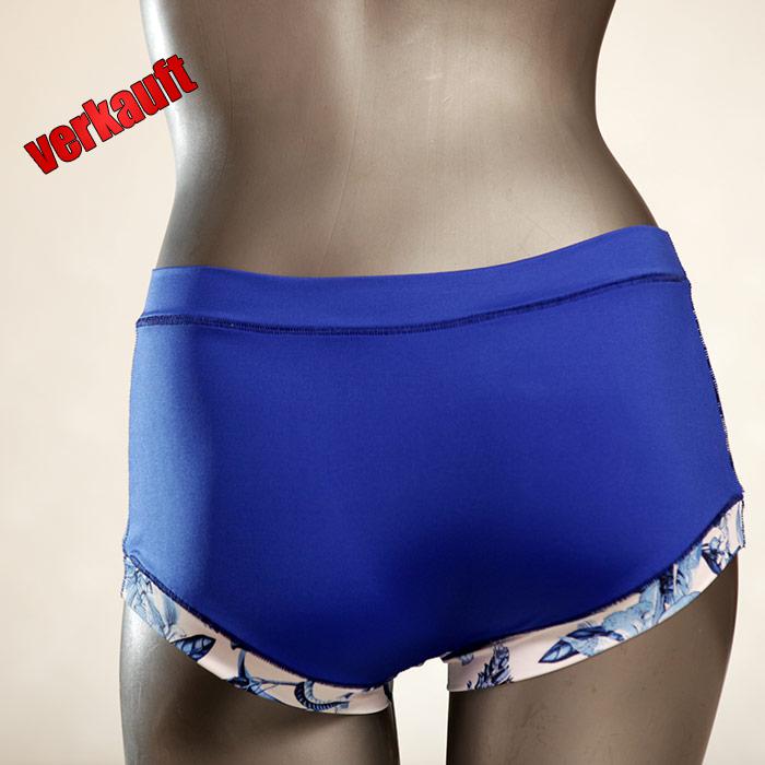 preiswerte schöne gemusterte bequeme Bikini Hose, sportliche Bademode für Damen