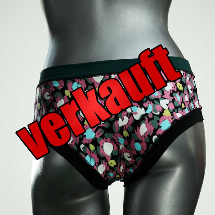 gemusterte ökologische sexy attraktive Bikini Hose, sportliche Bademode für Damen