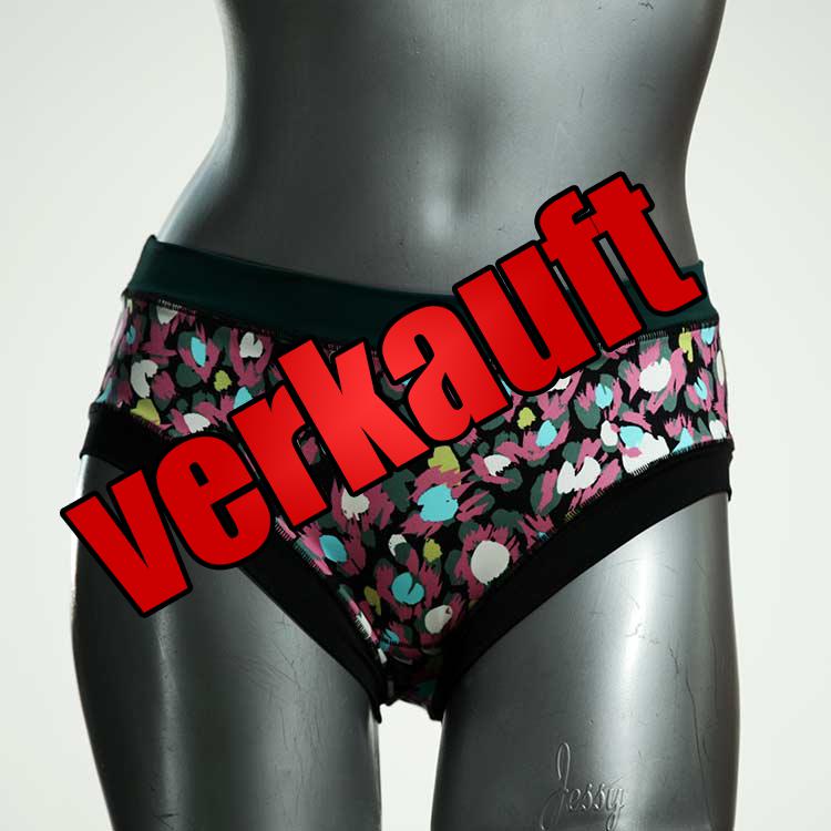 gemusterte ökologische sexy attraktive Bikini Hose, sportliche Bademode für Damen