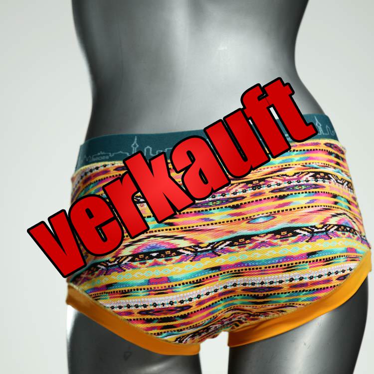 ökologische bequeme schöne bunte Bikini Hose, sportliche Bademode für Damen