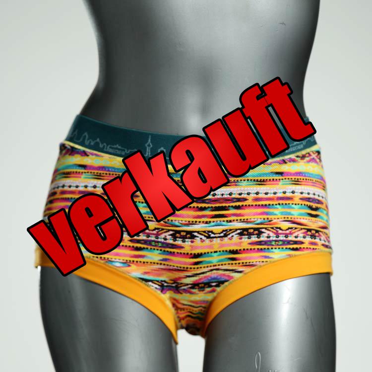 ökologische bequeme schöne bunte Bikini Hose, sportliche Bademode für Damen