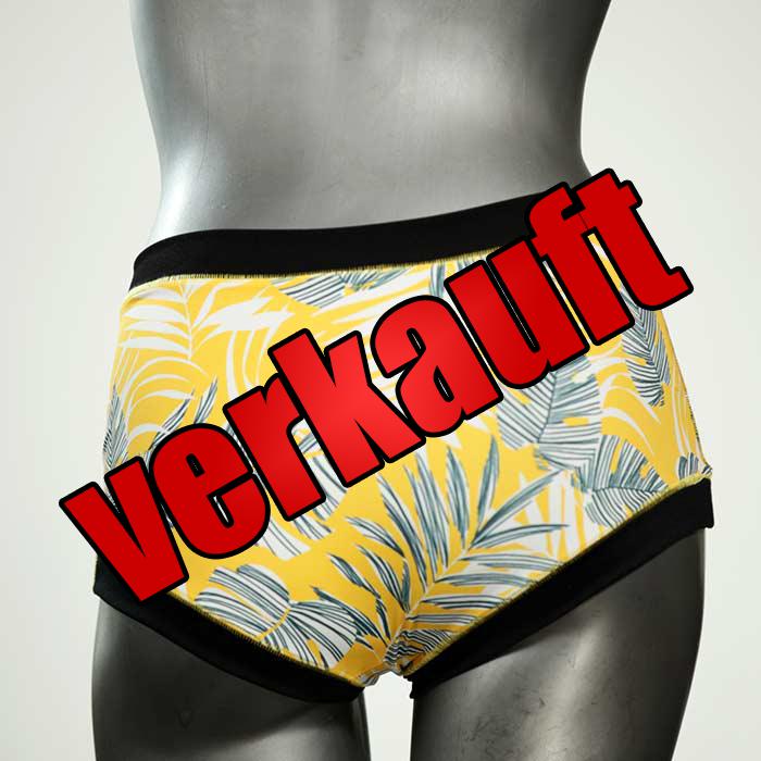 nachhaltige handgemachte süße bunte Bikini Hose, sportliche Bademode für Damen