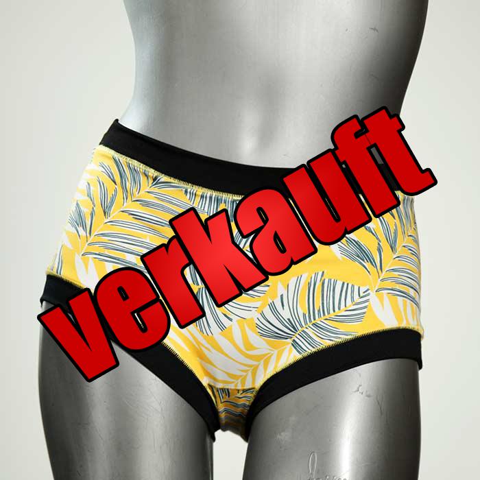 nachhaltige handgemachte süße bunte Bikini Hose, sportliche Bademode für Damen