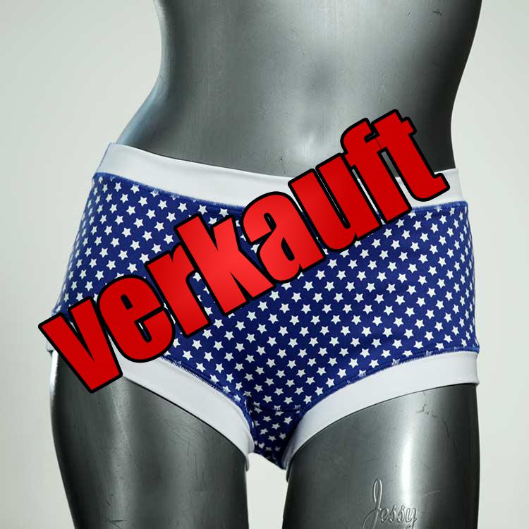 schöne günstige preiswerte gemusterte Bikini Hose, sportliche Bademode für Damen