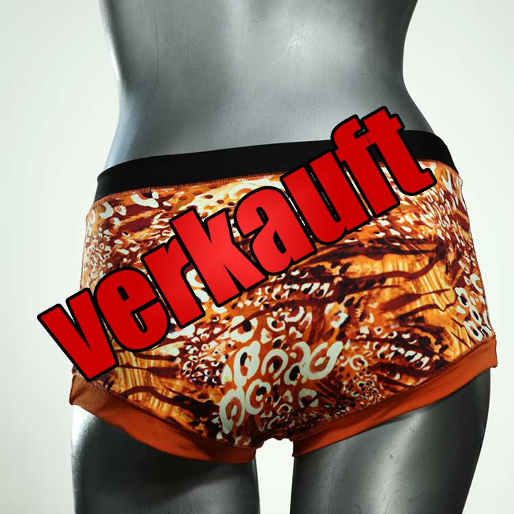 süße schöne attraktive gemusterte Bikini Hose, sportliche Bademode für Damen