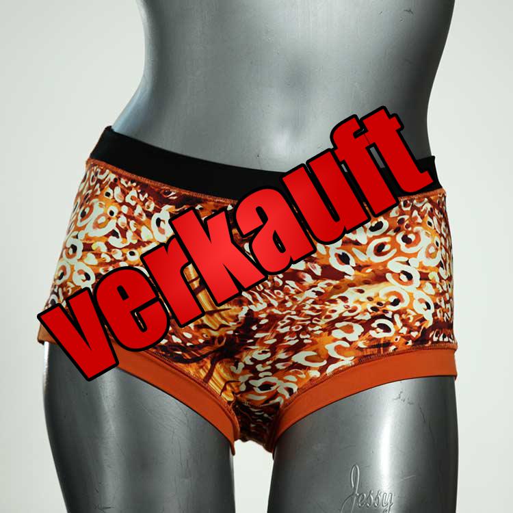 süße schöne attraktive gemusterte Bikini Hose, sportliche Bademode für Damen