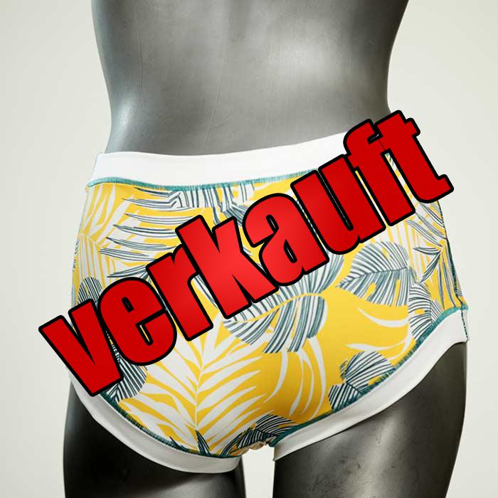 günstige ökologische handgemachte nachhaltige Bikini Hose, sportliche Bademode für Damen