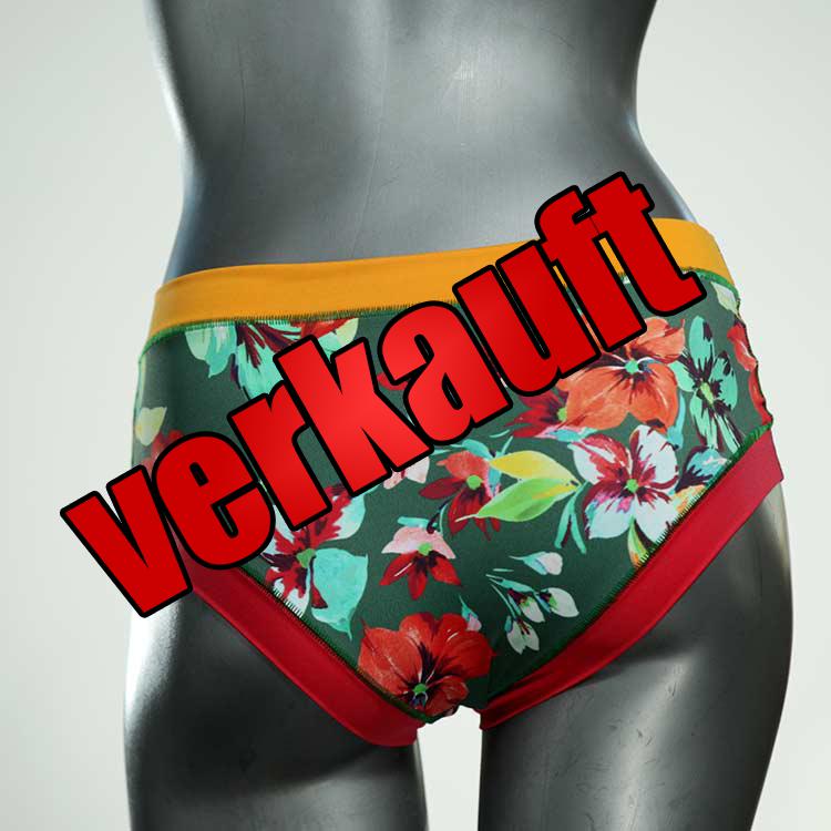 handgemachte schöne ökologische preiswerte Bikini Hose, sportliche Bademode für Damen