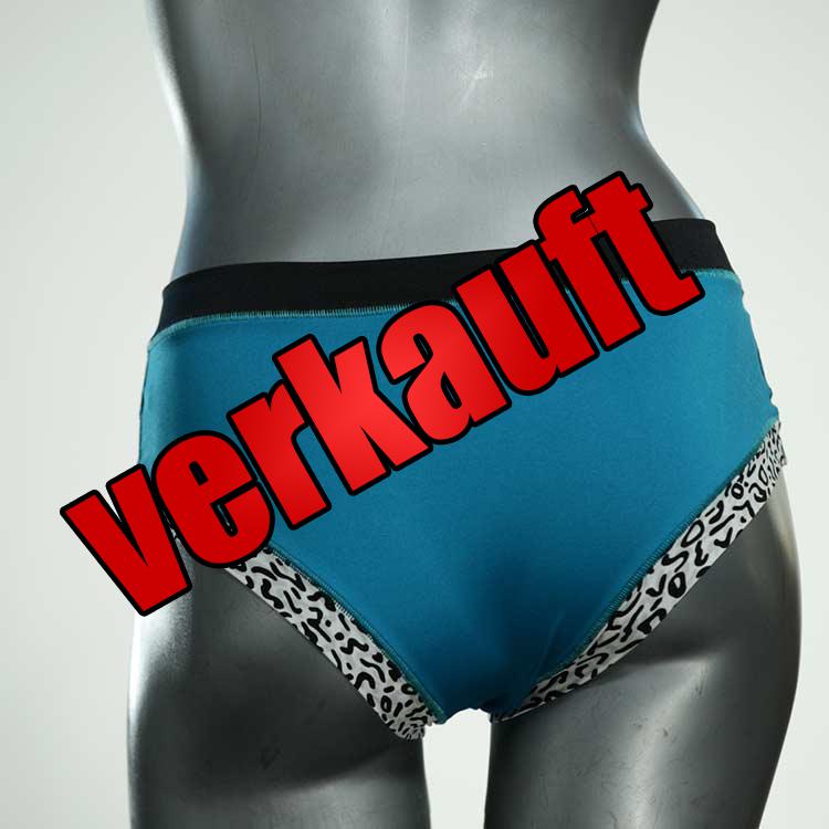günstige sexy gemusterte farbige Bikini Hose, sportliche Bademode für Damen