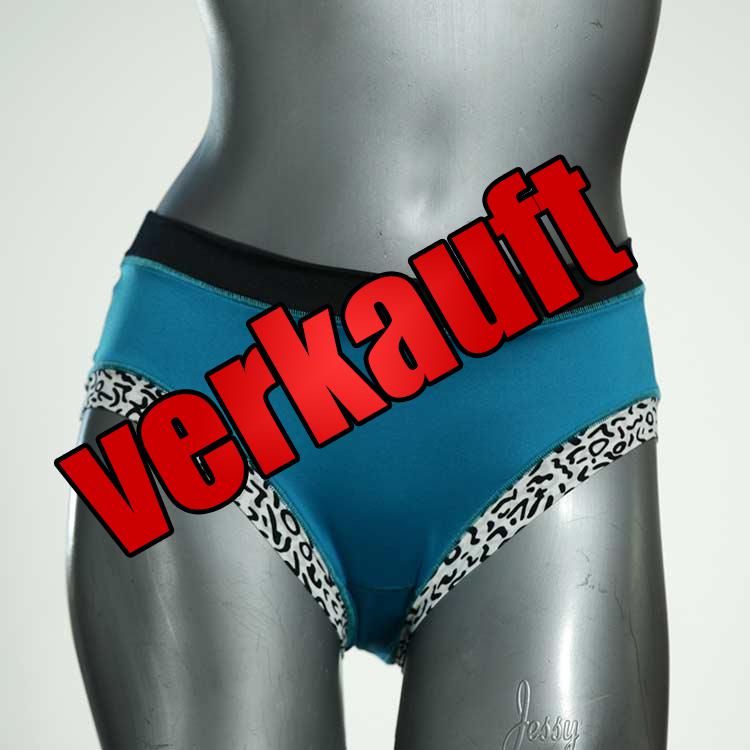 günstige sexy gemusterte farbige Bikini Hose, sportliche Bademode für Damen