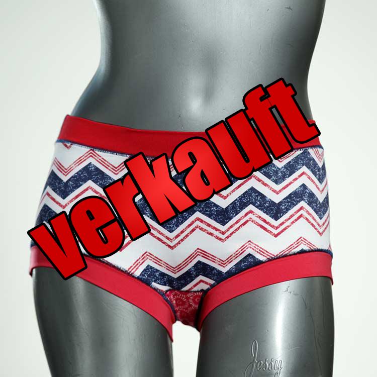 attraktive schöne ökologische gemusterte Bikini Hose, sportliche Bademode für Damen