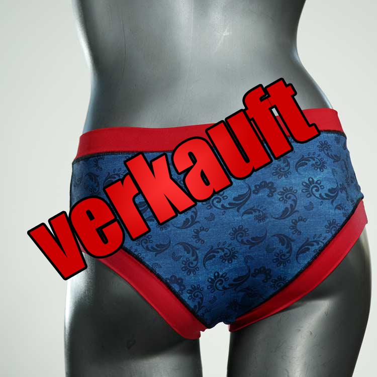 süße schöne attraktive gemusterte Bikini Hose, sportliche Bademode für Damen