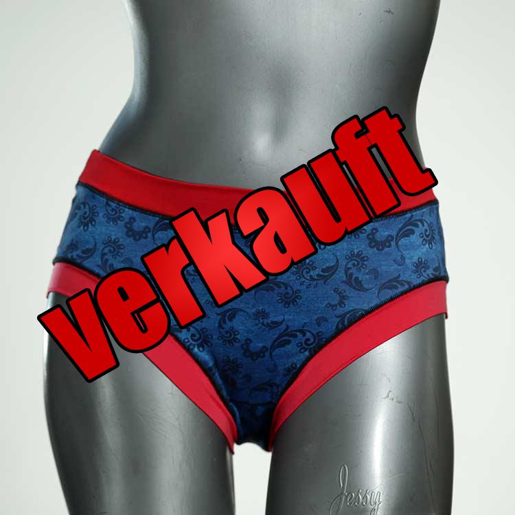 süße schöne attraktive gemusterte Bikini Hose, sportliche Bademode für Damen