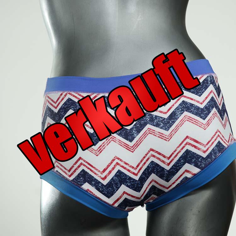 gemusterte schöne farbige preiswerte Bikini Hose, sportliche Bademode für Damen