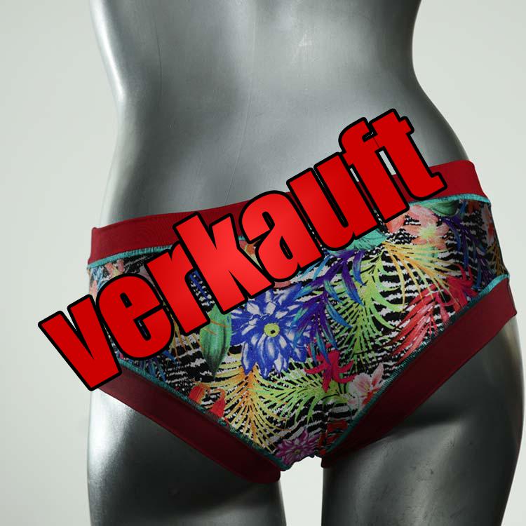 süße ökologische gemusterte attraktive Bikini Hose, sportliche Bademode für Damen