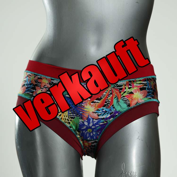 süße ökologische gemusterte attraktive Bikini Hose, sportliche Bademode für Damen