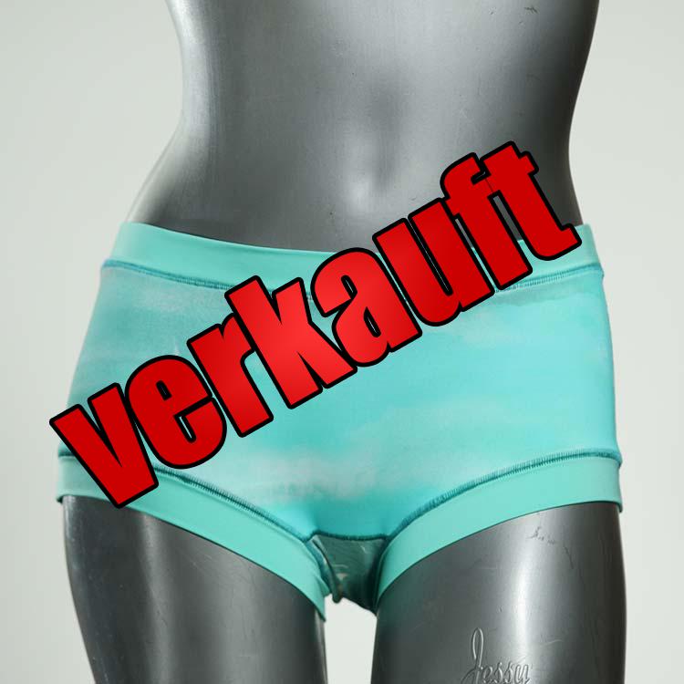 günstige bequeme gemusterte farbige Bikini Hose, sportliche Bademode für Damen