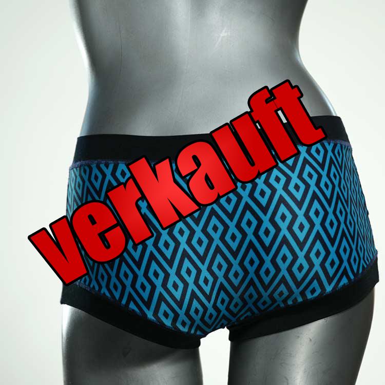 preiswerte günstige farbige gemusterte Bikini Hose, sportliche Bademode für Damen