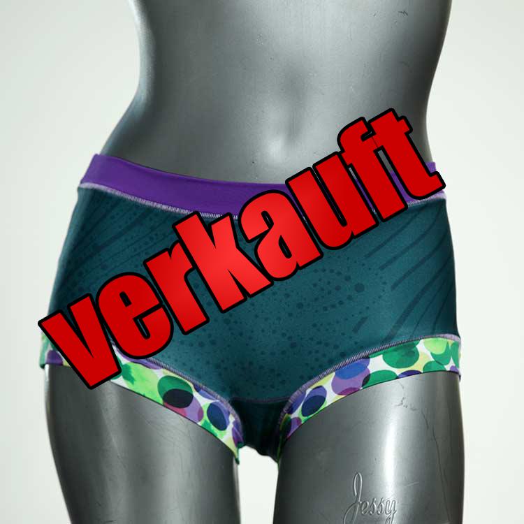 bunte farbige günstige nachhaltige Bikini Hose, sportliche Bademode für Damen