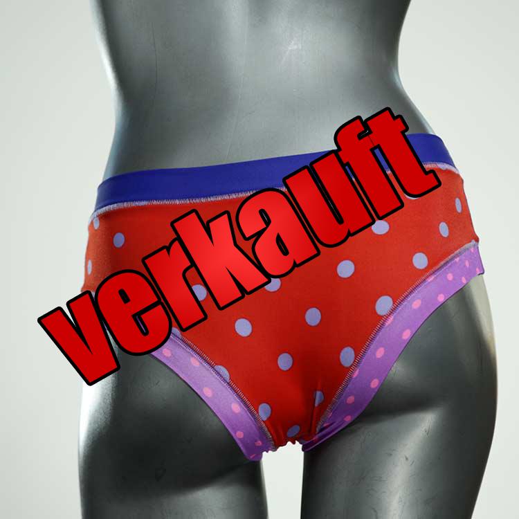 günstige nachhaltige bunte farbige Bikini Hose, sportliche Bademode für Damen