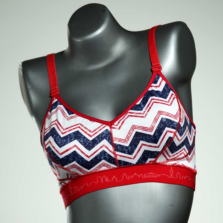 sexy ökologische farbige nachhaltige Bikini Top, sportliche Bademode für Damen