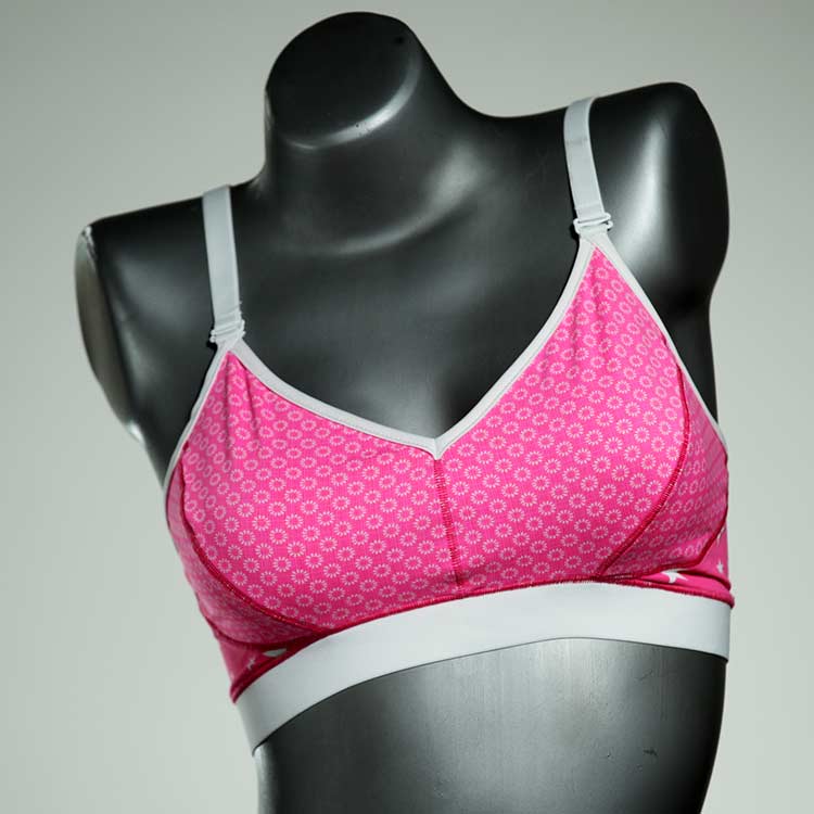 bequeme gemusterte attraktive schöne Bikini Top, sportliche Bademode für Damen