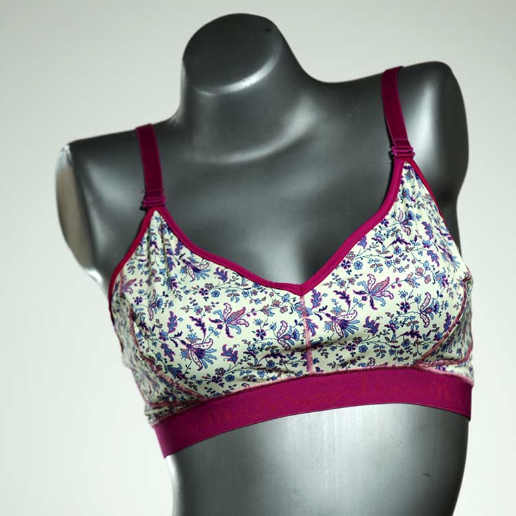 bunte schöne attraktive handgemachte Bikini Top, sportliche Bademode für Damen