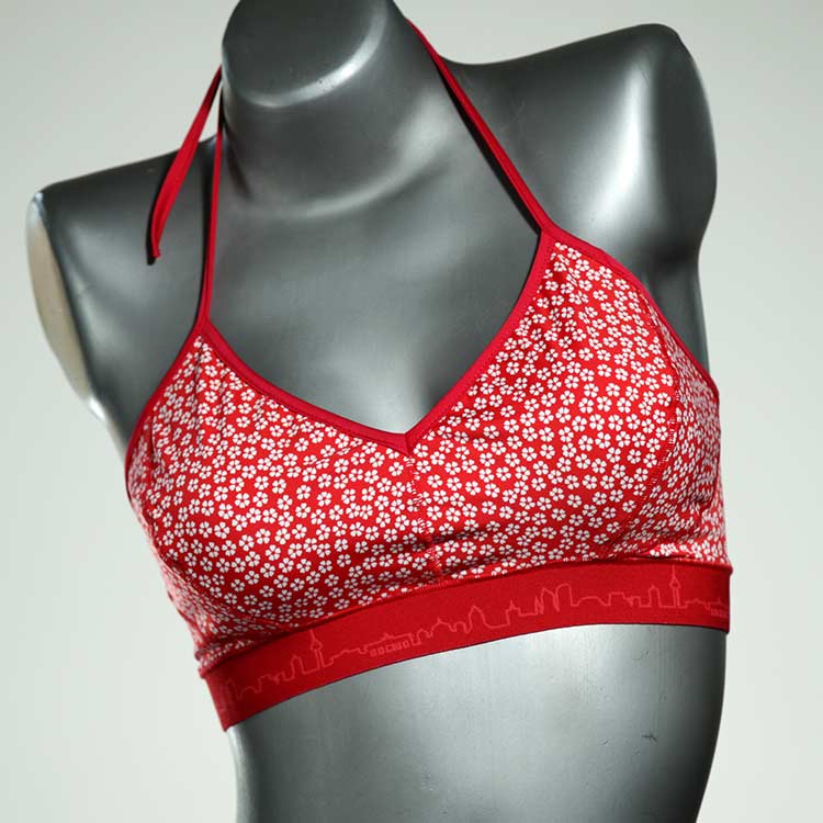 gemusterte sexy bunte bequeme Bikini Top, sportliche Bademode für Damen